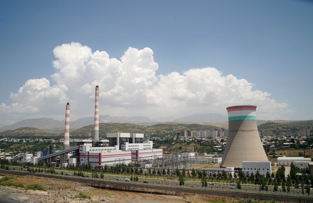 杜尚別2號(hào)熱電廠（2024年6月22日攝）。